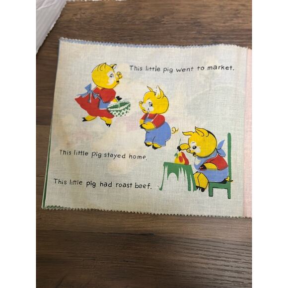 Vintage Peggy Cloth Book Baby‘s Mother Goose Nursey Rhymes - Picture 4 of 8